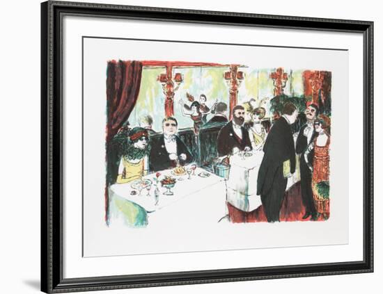 Cafe Rouge-Edward Plunkett-Framed Limited Edition