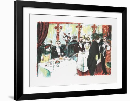 Cafe Rouge-Edward Plunkett-Framed Limited Edition