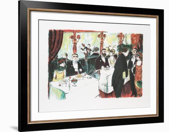 Cafe Rouge-Edward Plunkett-Framed Limited Edition