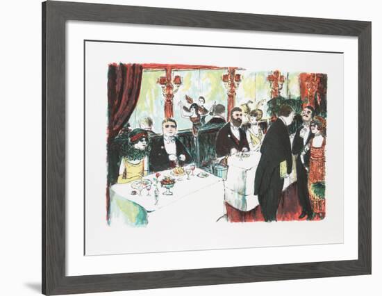 Cafe Rouge-Edward Plunkett-Framed Limited Edition