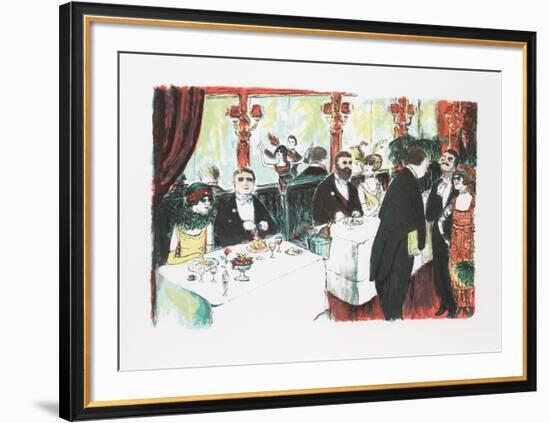 Cafe Rouge-Edward Plunkett-Framed Limited Edition