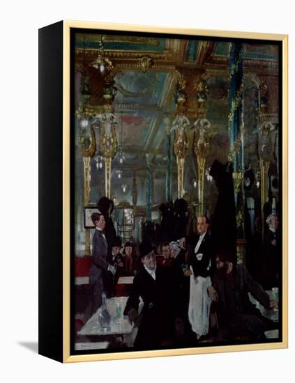 Cafe Royal, London, 1912-Sir William Orpen-Framed Premier Image Canvas