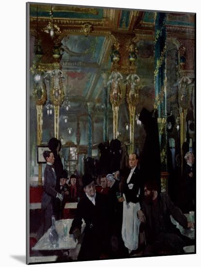 Cafe Royal, London, 1912-Sir William Orpen-Mounted Giclee Print
