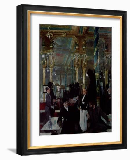 Cafe Royal, London, 1912-Sir William Orpen-Framed Giclee Print