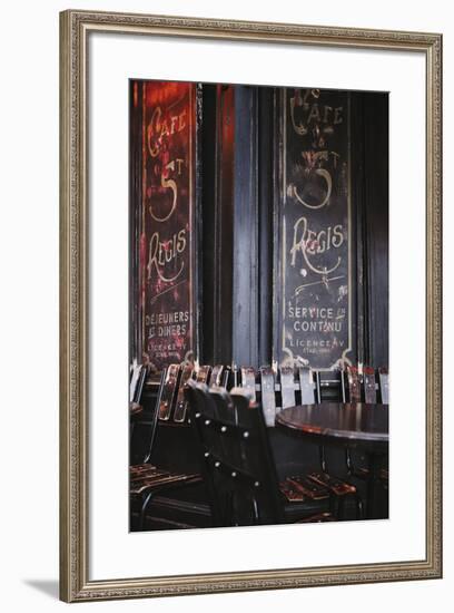 Cafe Saint-Regis-Irene Suchocki-Framed Giclee Print