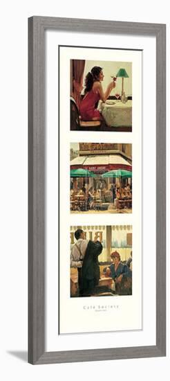 Cafe Society I-Raymond Leech-Framed Art Print