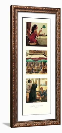 Cafe Society I-Raymond Leech-Framed Art Print