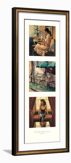 Cafe Society II-Raymond Leech-Framed Art Print