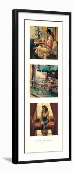 Cafe Society II-Raymond Leech-Framed Art Print