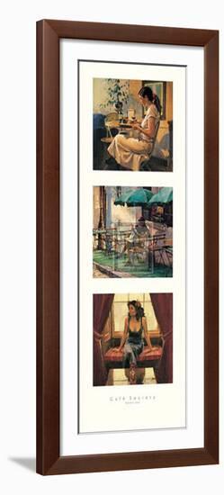 Cafe Society II-Raymond Leech-Framed Art Print