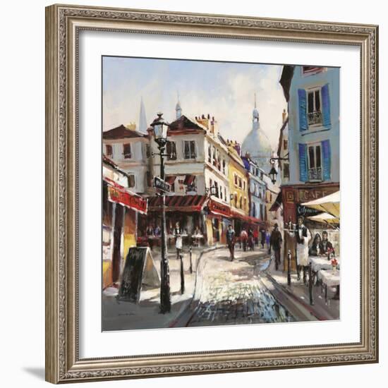 Café Stroll-Brent Heighton-Framed Art Print