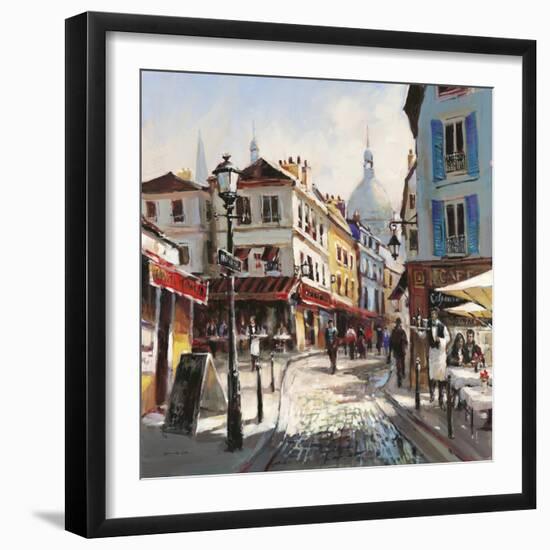 Café Stroll-Brent Heighton-Framed Art Print