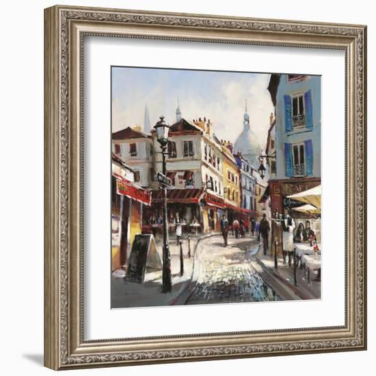 Café Stroll-Brent Heighton-Framed Art Print