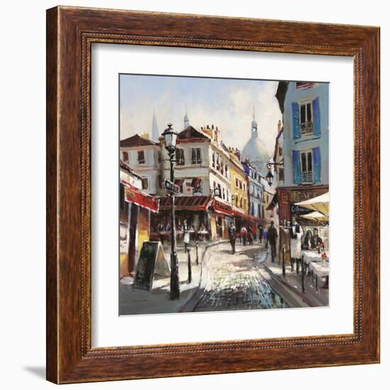 Café Stroll-Brent Heighton-Framed Art Print