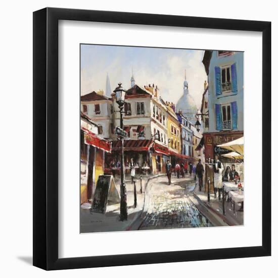 Café Stroll-Brent Heighton-Framed Art Print