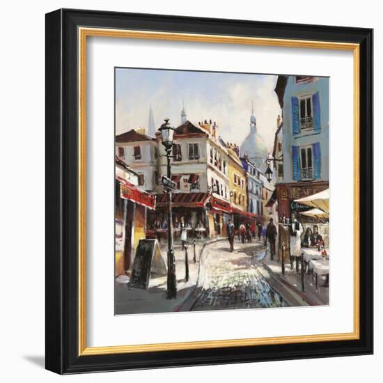 Café Stroll-Brent Heighton-Framed Art Print