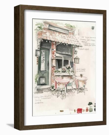 Cafe Study II-null-Framed Art Print