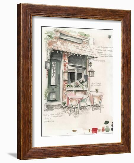 Cafe Study II-null-Framed Art Print