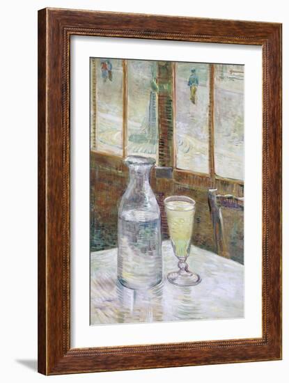 Café Table with Absinth, 1887-Vincent van Gogh-Framed Giclee Print