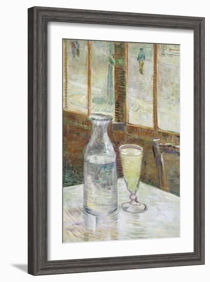 Cafe Table with Absinthe, 1887-Vincent van Gogh-Framed Giclee Print