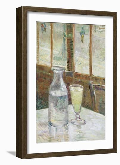 Cafe Table with Absinthe, 1887-Vincent van Gogh-Framed Giclee Print