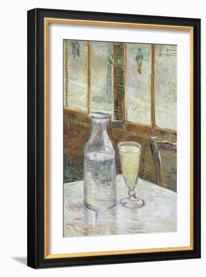 Cafe Table with Absinthe, 1887-Vincent van Gogh-Framed Giclee Print