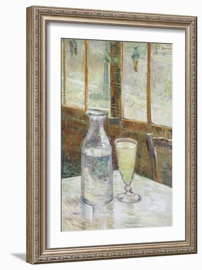 Cafe Table with Absinthe, 1887-Vincent van Gogh-Framed Premium Giclee Print