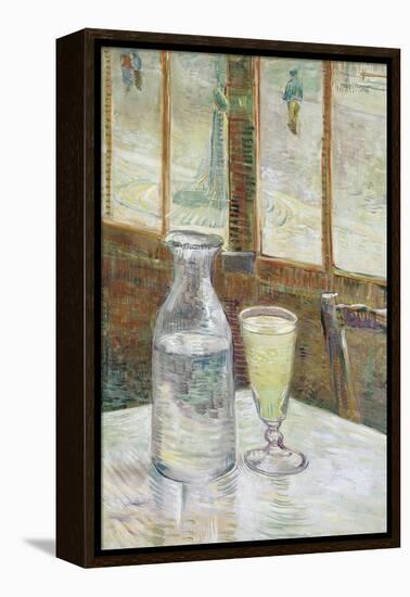 Cafe Table with Absinthe, 1887-Vincent van Gogh-Framed Premier Image Canvas