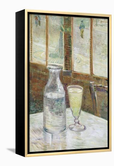 Cafe Table with Absinthe, 1887-Vincent van Gogh-Framed Premier Image Canvas
