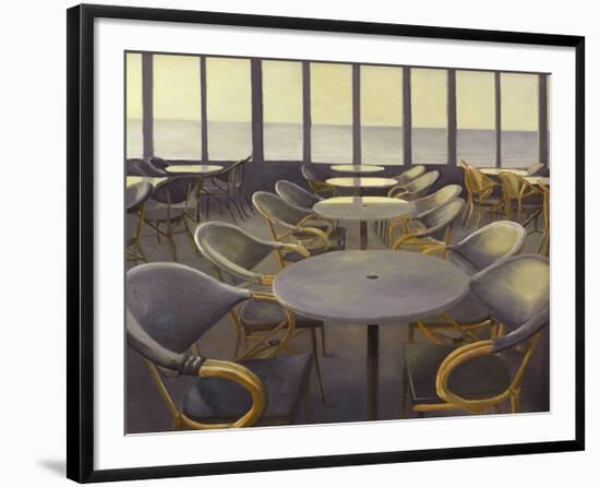 Café Terrace,2011-Henri Sarla-Framed Art Print