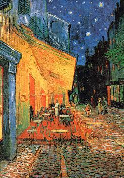 Cafe Terrace at Night Paint by Number, van Gogh