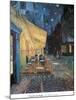 Cafe Terrace on Place du Forum Arles-Vincent van Gogh-Mounted Art Print