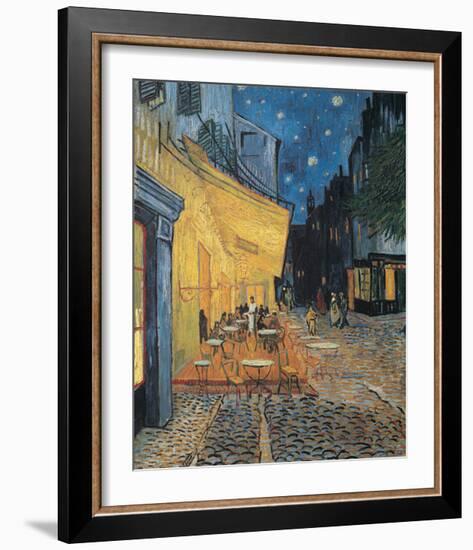 Cafe Terrace-null-Framed Art Print