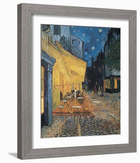 Cafe Terrace-null-Framed Art Print