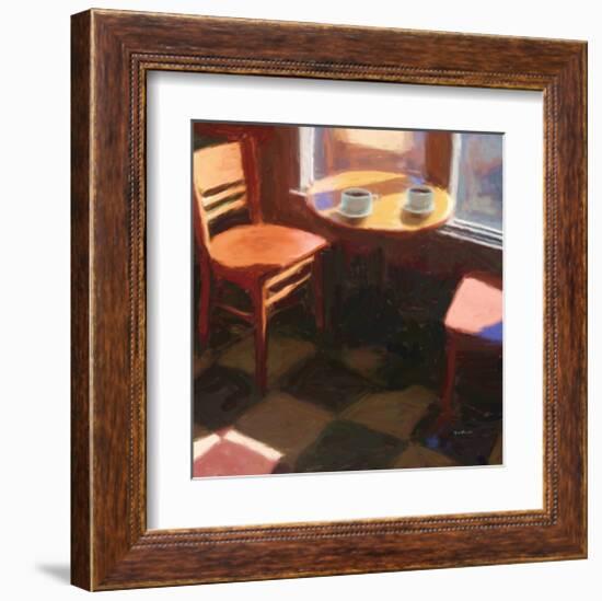 Cafe Time 01-Rick Novak-Framed Art Print