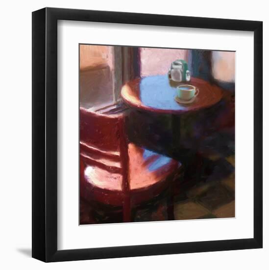 Cafe Time 02-Rick Novak-Framed Art Print