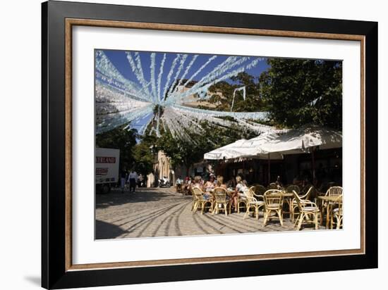Cafe, Valldemossa, Mallorca, Spain-Peter Thompson-Framed Photographic Print