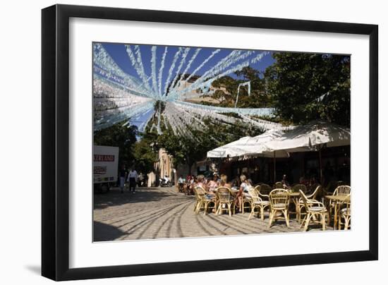 Cafe, Valldemossa, Mallorca, Spain-Peter Thompson-Framed Photographic Print