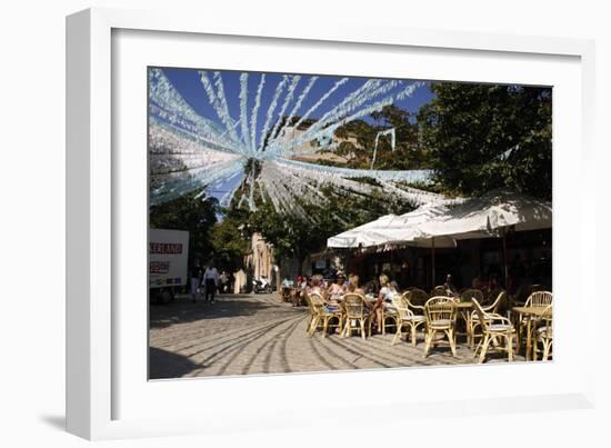 Cafe, Valldemossa, Mallorca, Spain-Peter Thompson-Framed Photographic Print