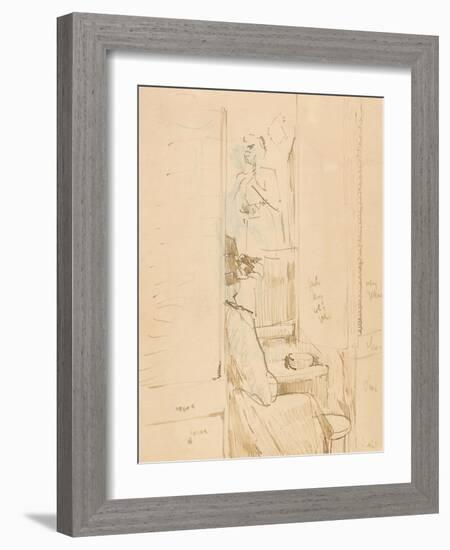 Café Vernet-Walter Richard Sickert-Framed Giclee Print