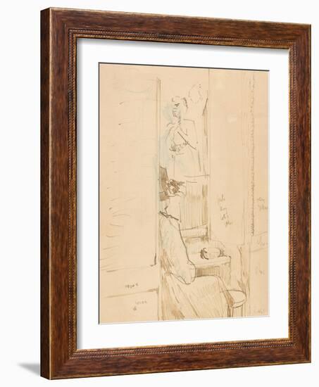 Café Vernet-Walter Richard Sickert-Framed Giclee Print