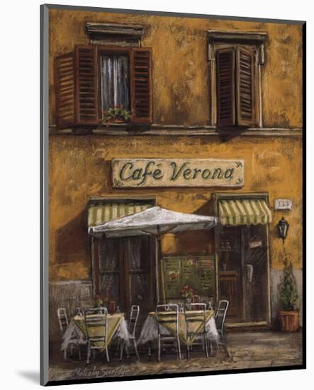 Cafe Verona-Malcolm Surridge-Mounted Giclee Print