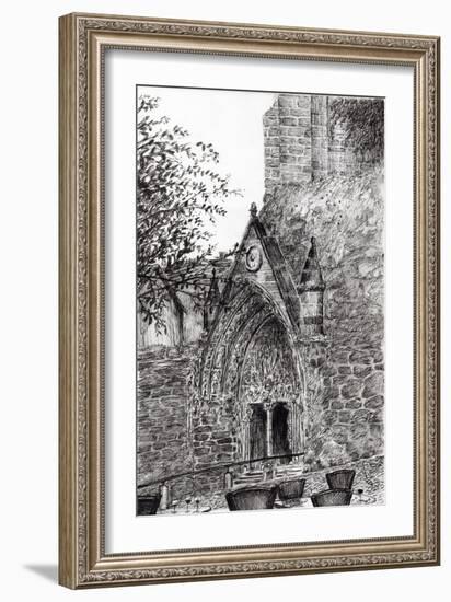 Cafe View, St. Emilion, 2010-Vincent Alexander Booth-Framed Giclee Print