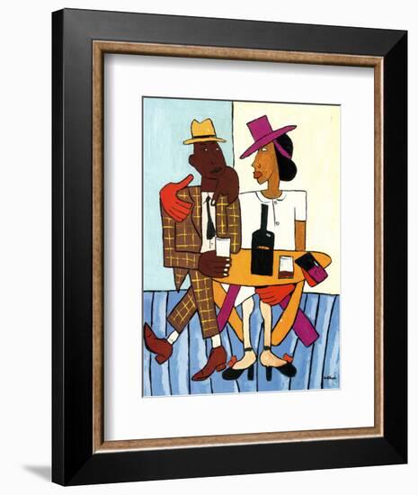 Cafe-William H^ Johnson-Framed Art Print