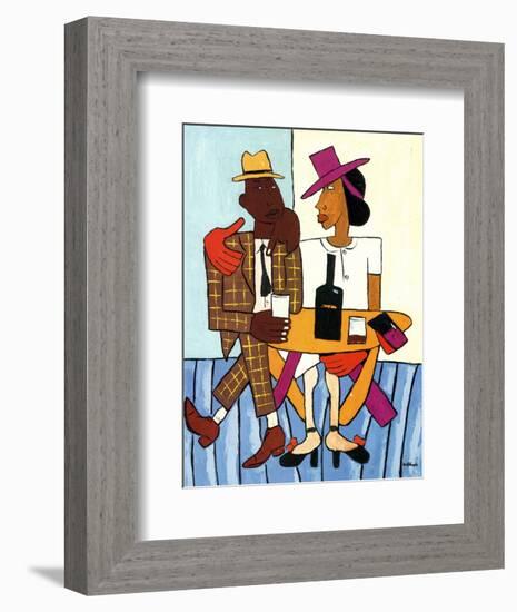 Cafe-William H^ Johnson-Framed Art Print