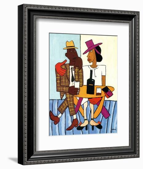 Cafe-William H^ Johnson-Framed Art Print