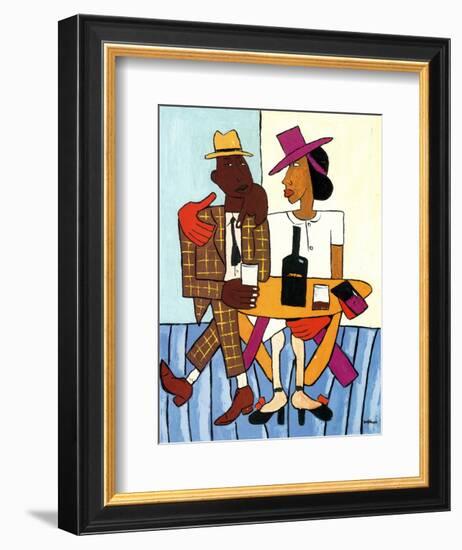 Cafe-William H^ Johnson-Framed Art Print