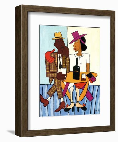 Cafe-William H^ Johnson-Framed Art Print