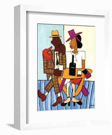 Cafe-William H^ Johnson-Framed Art Print