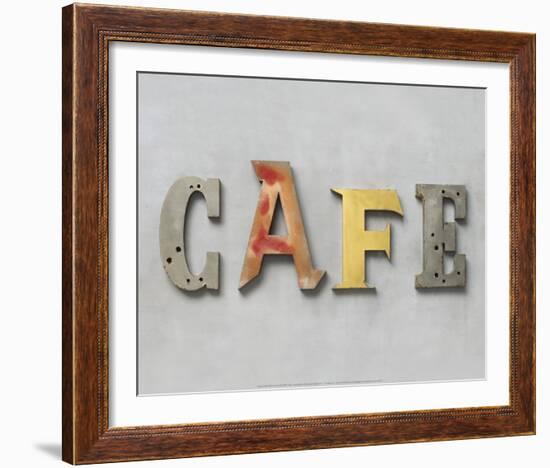 Café-Louis Gaillard-Framed Art Print